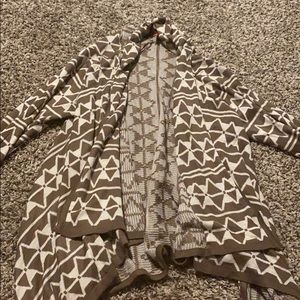 Brown cardigan